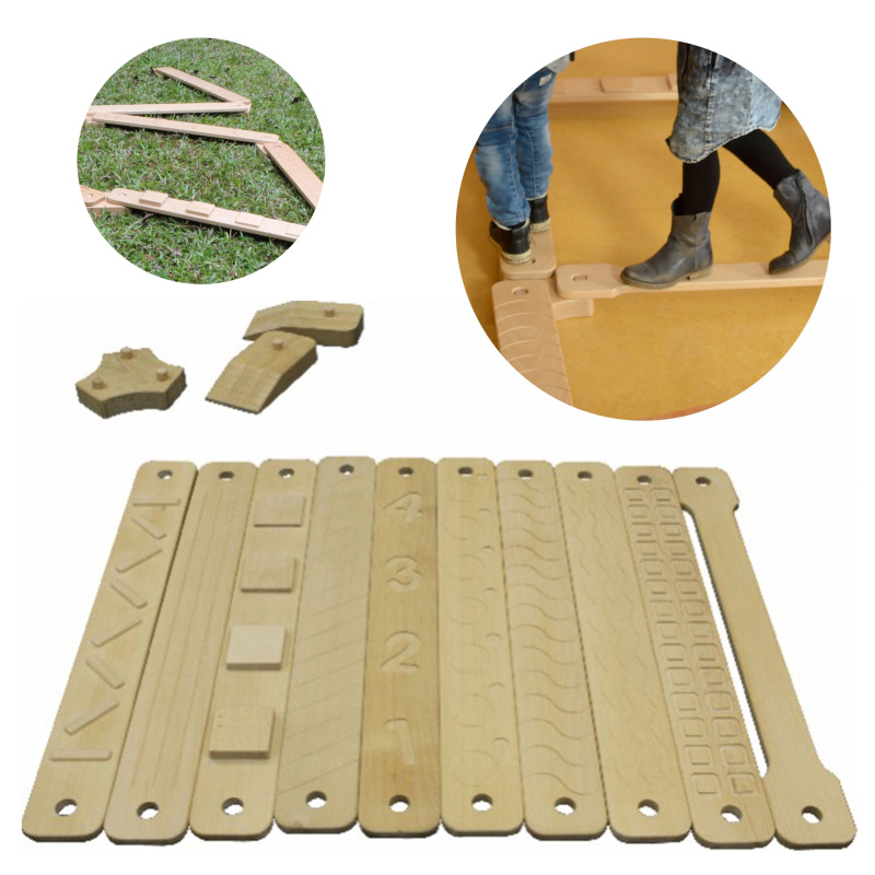 Dřevěné balanční desky Masterkidz