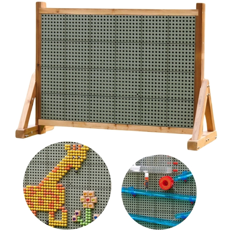 Masterkidz Dřevěná tabule XXL Vědecká Kreativní STEM Stěna Venkovní