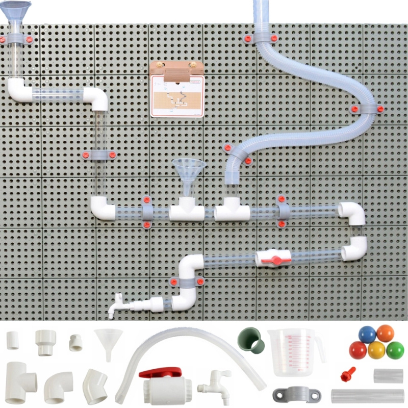 systém trubek pro tabule STEM 84 dílů – vodní a kuličkový set MASTERKIDZ