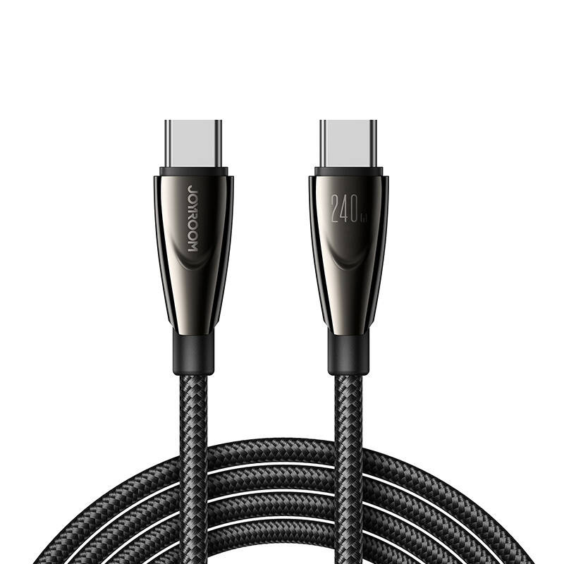 Joyroom Kabel Pioneer 240W USB C na USB C SA31-CC5 / 240W/ 1,2 m (černý)