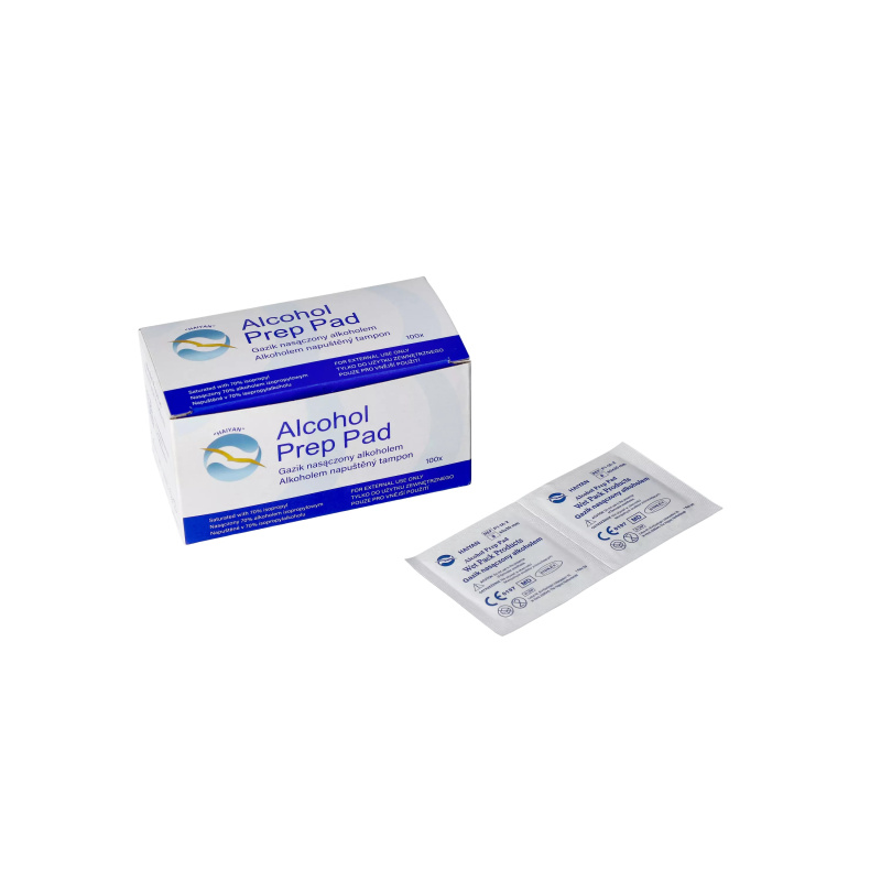 ZARYS International Group Alkohol Prep Pad - gáza napuštěná izopropylalkoholem, sterilní, 6,5x3cm (100ks)