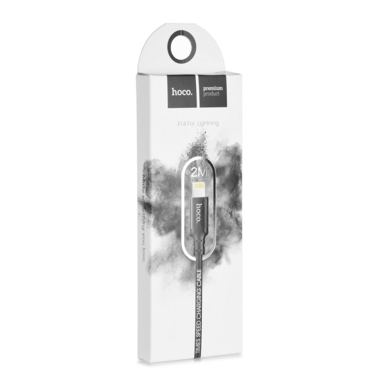 Kabel HOCO USB A na Lightning X14 2 m černý