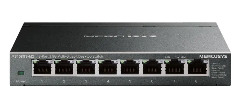 Mercusys MS108GS-M2 8x2.5G Desktop switch