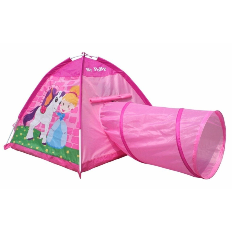 Stan s tunelem s motivem poníka a princezny