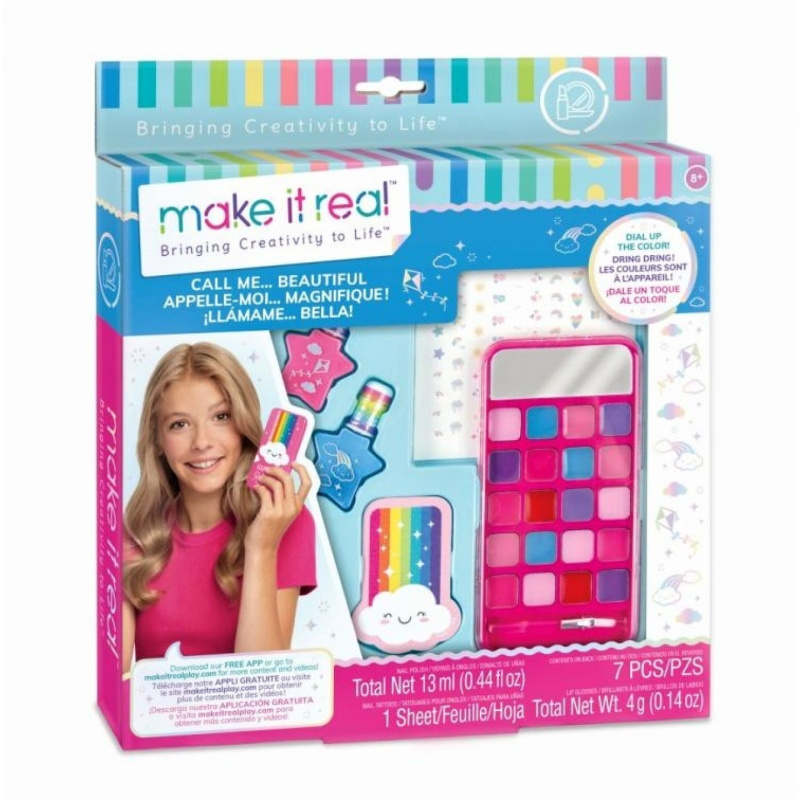 Make it real paletka lesků na rty s laky na nehty call me