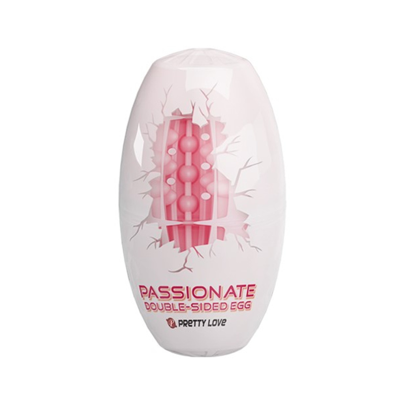 Pretty Love PASSIONATE Double-Sided Egg masturbační návlek ve tvaru vejce
