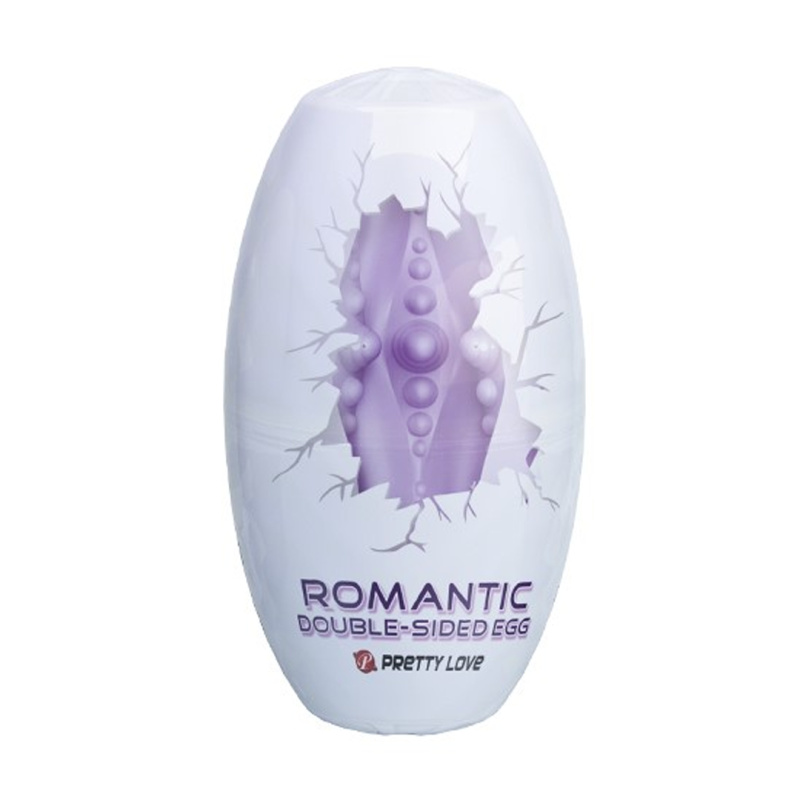 Pretty Love ROMANTIC Double-Sided Egg masturbační návlek ve tvaru vejce