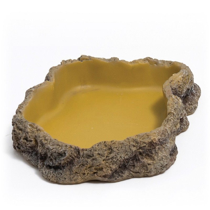 ReptiZoo Terarijní miska na krmivo L, 17,5x23,5x5cm