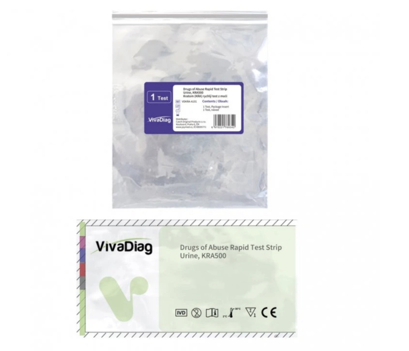 1x VivaDiag Kratom (KRA) test z moči