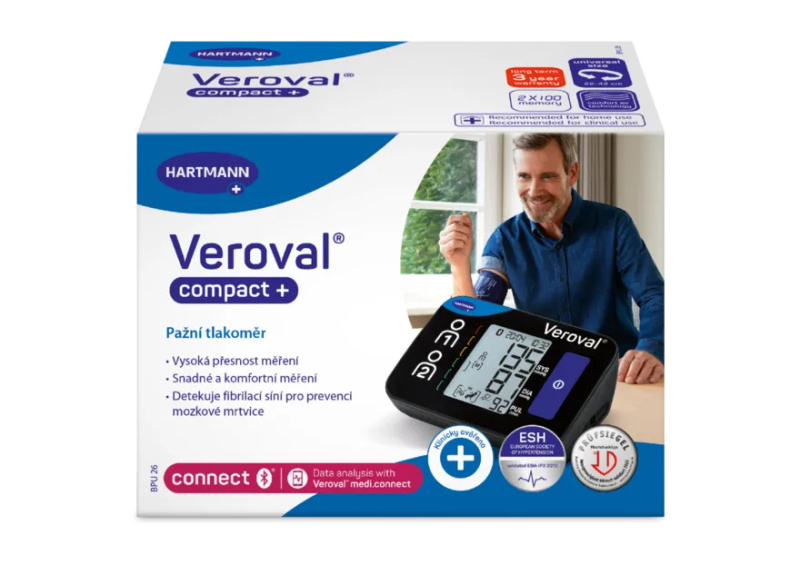VEROVAL Compact + connect pažní tlakoměr