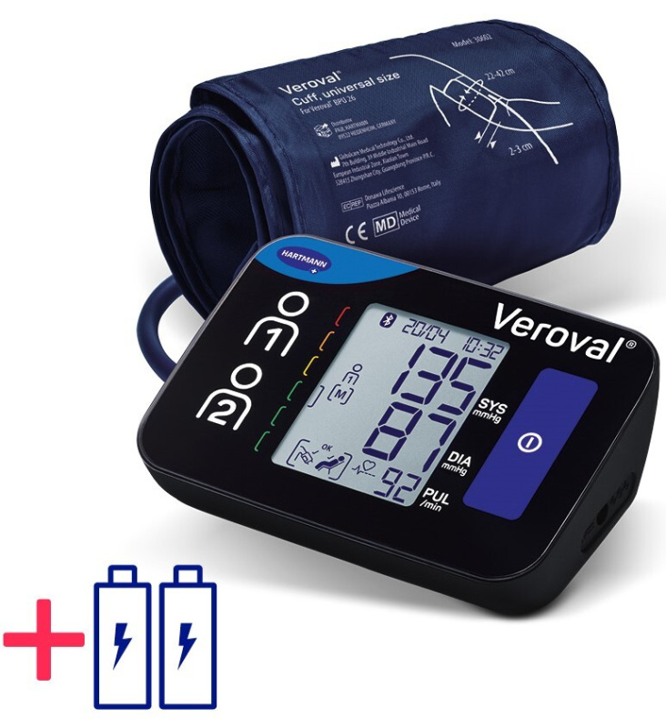 VEROVAL Compact + connect pažní tlakoměr