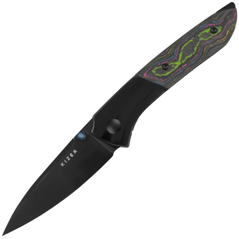 Kizer Spitfire S35VN Titanium & Camo Carbon 80‘s Ki3690A2