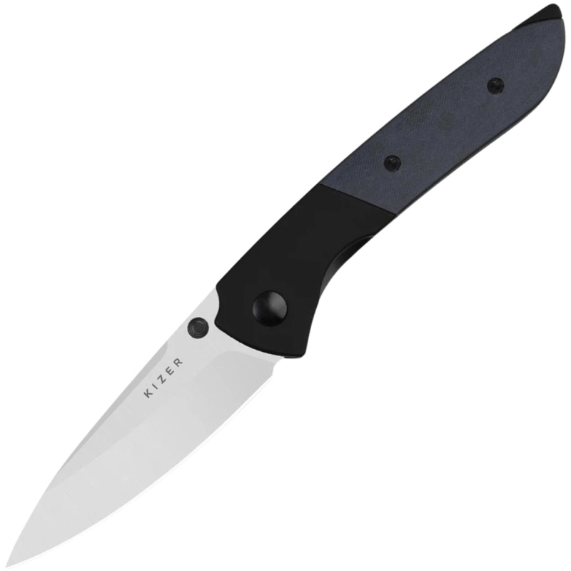 Kizer Spitfire 14C28N Aluminum & Richlite(Blue Canyon) V3690A2
