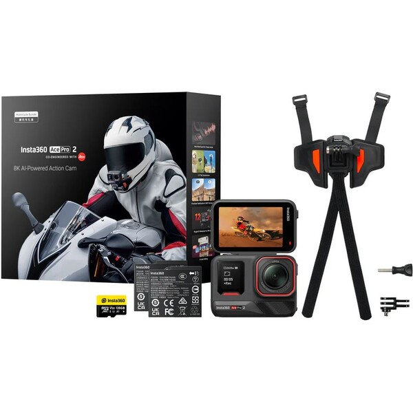 Insta360 Ace Pro 2 Motocyklový balíček Černá
