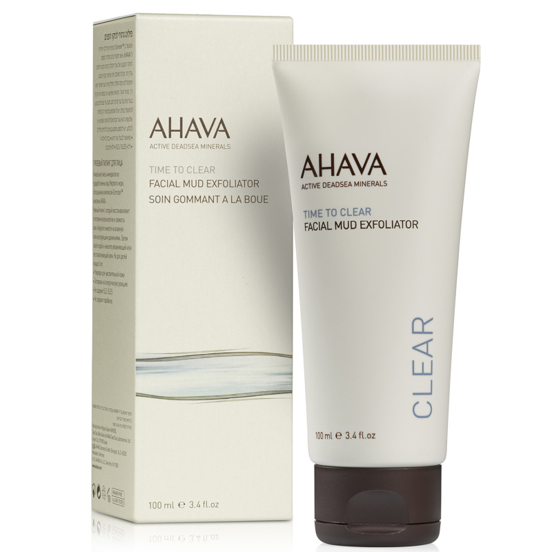 AHAVA Bahenní pleťový peeling Time To Clear (Facial Mud Exfoliator) 100 ml