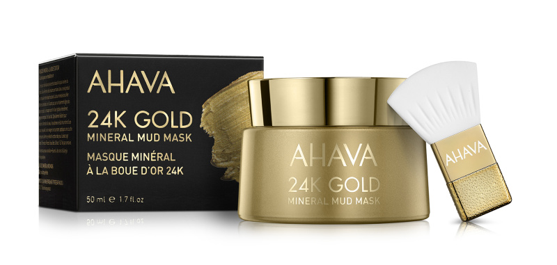 AHAVA 24K Zlatá minerální maska 50 ml