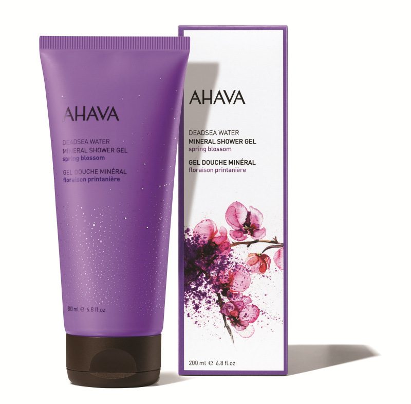 AHAVA Dead Sea Water Spring Blossom minerální sprchový gel 200 ml