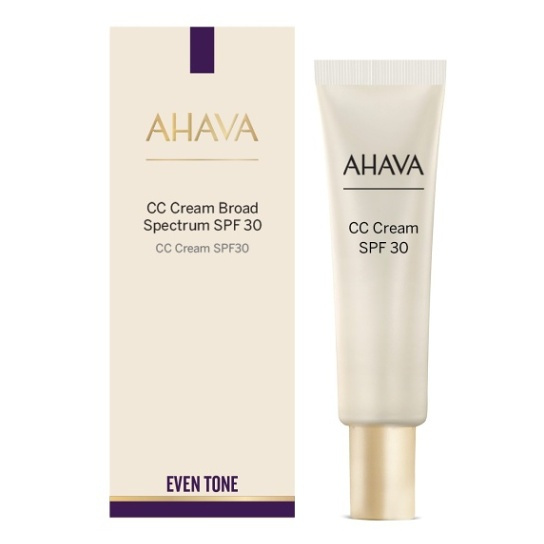 AHAVA CC Cream Color Correction CC krém pro sjednocení barevného tónu pleti SPF 30 30 ml