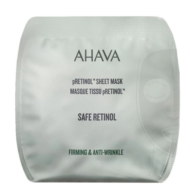AHAVA Safe Retinol vyhlazující plátýnková maska s retinolem 1 ks