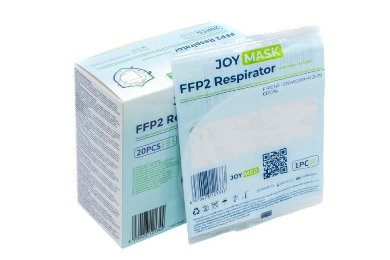 JoyMask FFP2 respirátor bílý 20ks