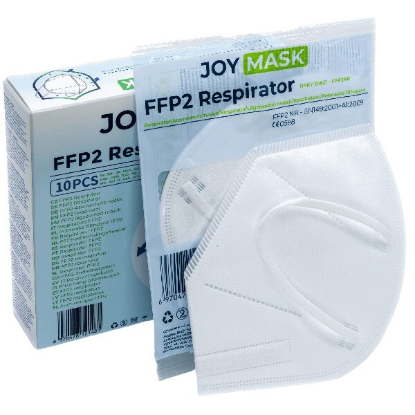 JoyMask FFP2 Respirátor bílý 10ks