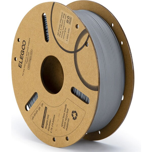 Elegoo PLA Šedá / Gray 1,75 mm 1 kg Šedá