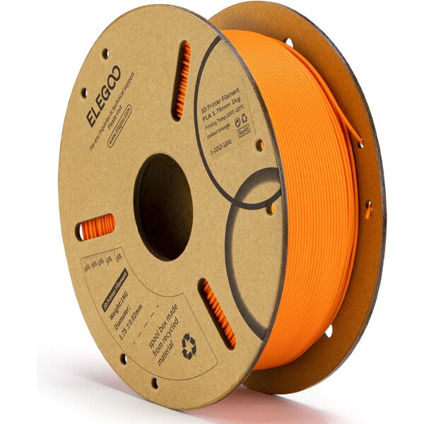 Elegoo PLA Oranžová / Orange 1,75 mm 1 kg Oranžová