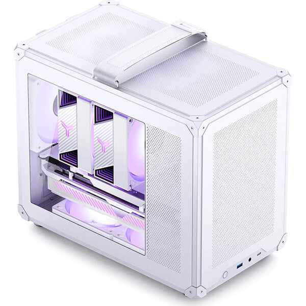 Jonsbo C6 MAX PC Micro-ATX bílá
