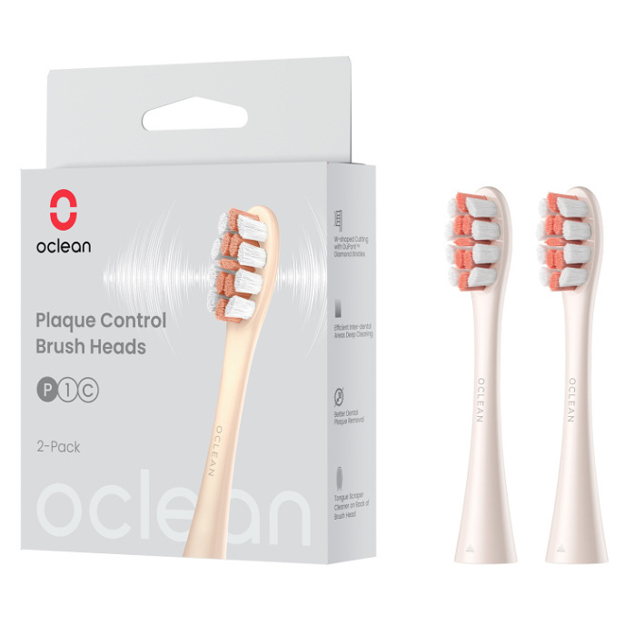 Oclean Plaque Control Medium náhradní hlavice Gold 2 ks