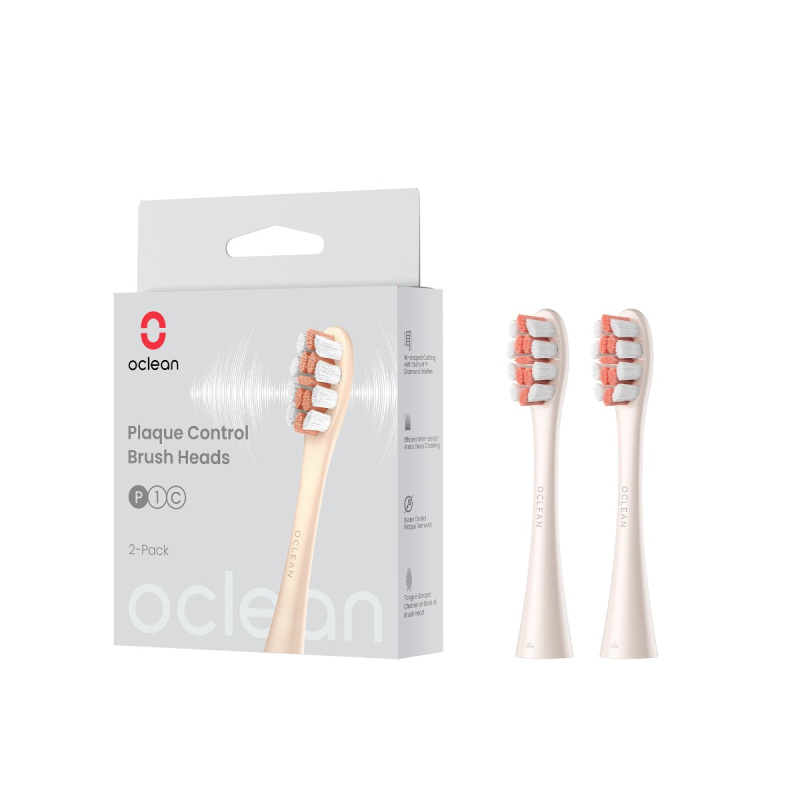 Oclean Plaque Control Medium náhradní hlavice Gold 2 ks