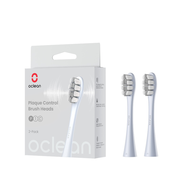 Oclean Plaque Control Medium náhradní hlavice Silver 2 ks