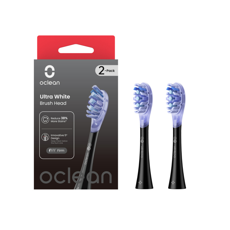 Oclean Ultra White UW02 náhradní hlavice Black 2 ks