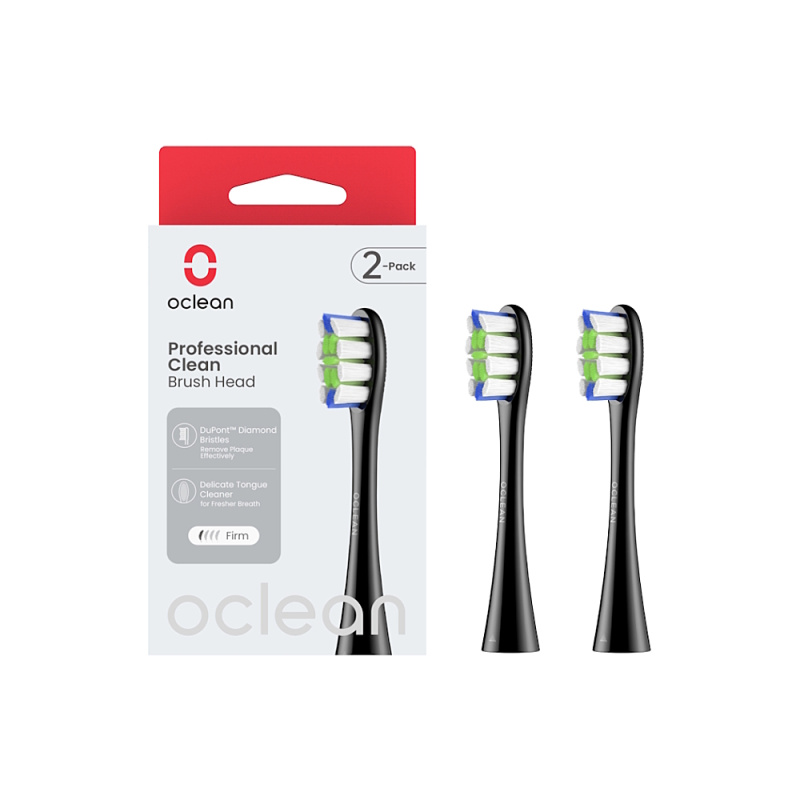 Oclean Professional Clean P1C5 B02 náhradní hlavice Black 2 ks