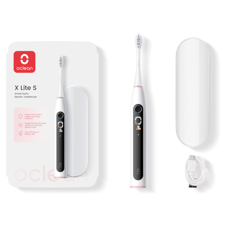 Oclean X Lite Set sonický zubní kartáček s cestovním pouzdrem Grey 1 ks
