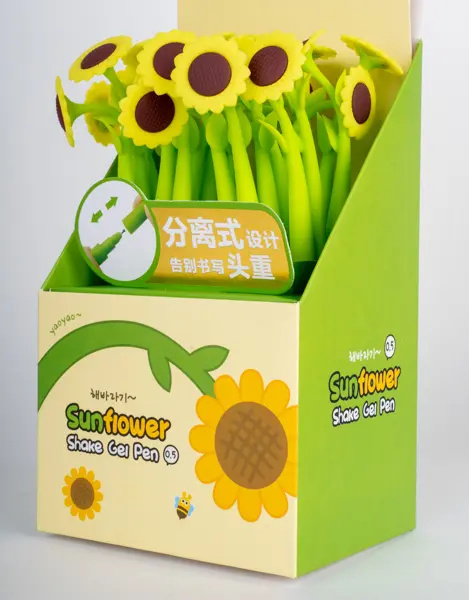 Pero gelové Silky - Sunflower mix