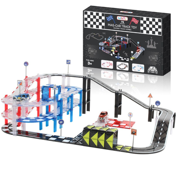 MNTL - Magnetická autodráha - 72 ks MNTL