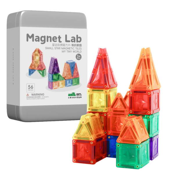 MNTL - Mini magnetická stavebnice My Tiny World- 56 ks MNTL