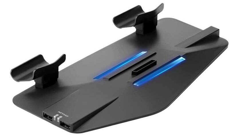 Dokovací stanice Nitho Multistand PRO pro PS4 / LED indikátor / 2x USB/2x micro USB / černá Varianta: ivi1