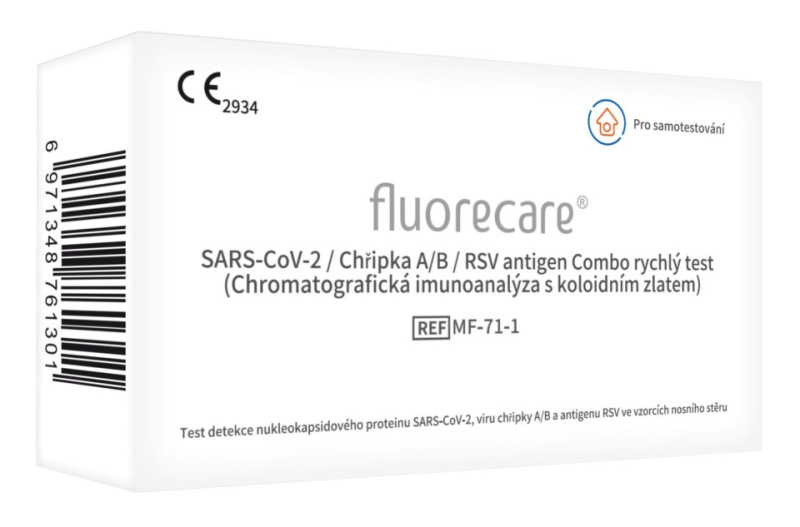 Fluorecare SARS-CoV-2/chřipka A/B + RSV antigen test 1 ks