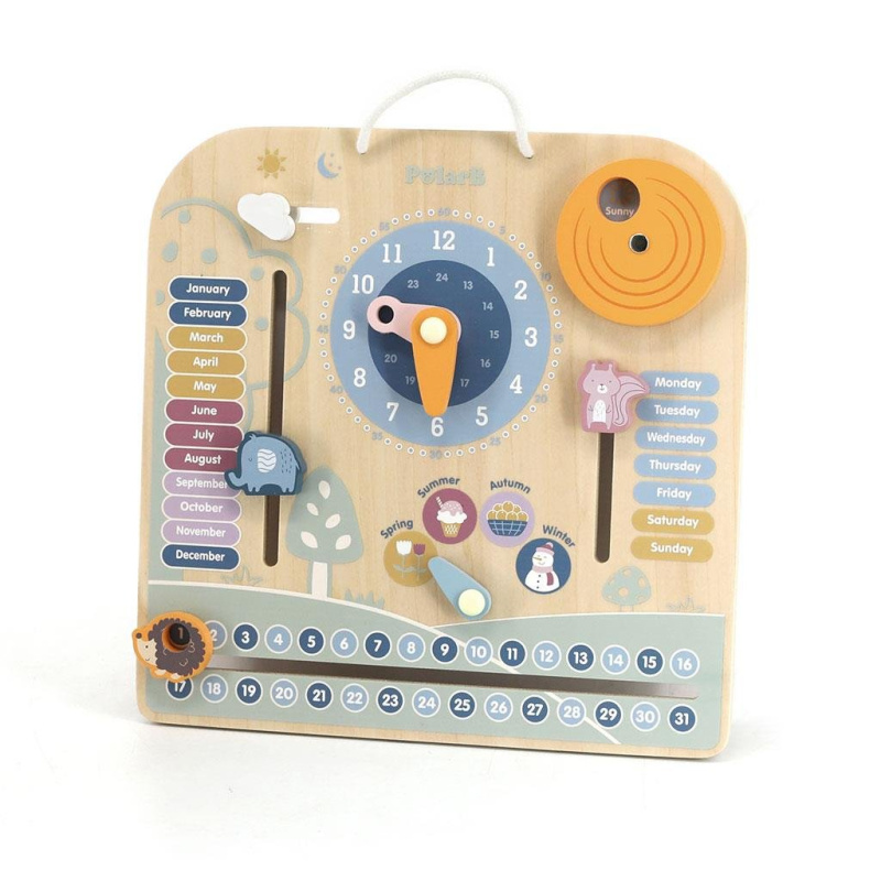 Dřevěný kalendář PolarB