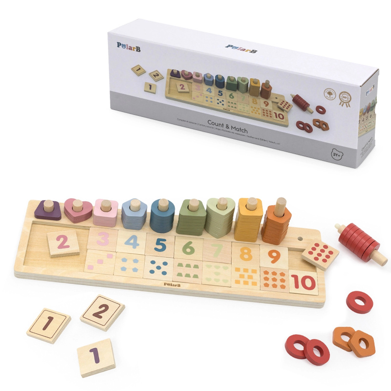 Viga PolarB dřevěné počítadlo Sorter Montessori