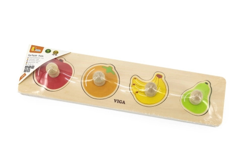 Viga puzzle s úchyty Ovoce
