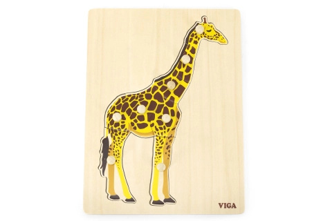 Lamps montessori vkládačka žirafa