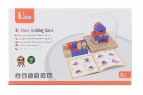 Viga Dřevěná hra Stavební bloky 3D
