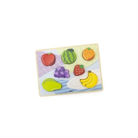 Dřevěné puzzle s ovocem VIGA