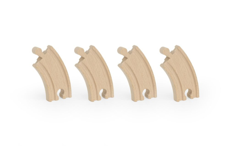 Viga koleje zatáčka malé 4 kusy VG 44725