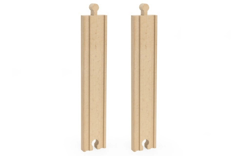 Dřevěné rovné koleje