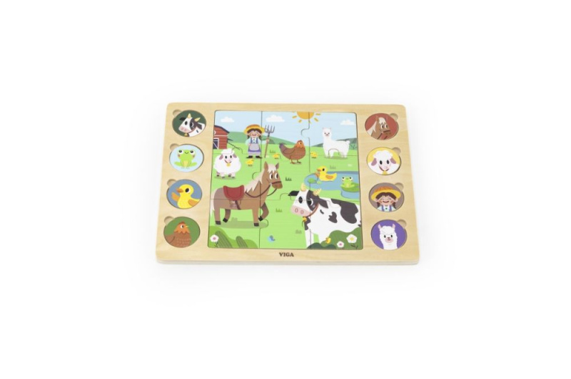 Puzzle 2v1 Farma - najděte stínové puzzle