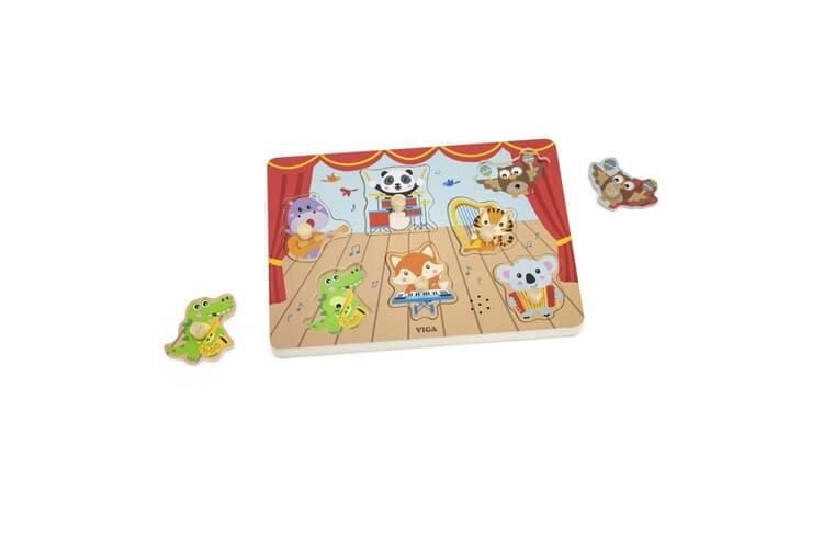 VIGA puzzle hrající zvířata