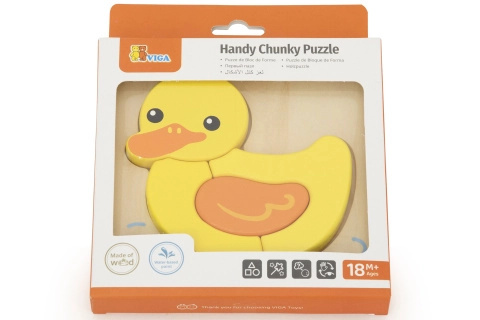 Dřevěné puzzle – kačenka pro nejmenší